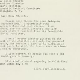 Letter: 1949 November 21