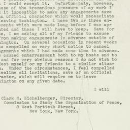 Letter: 1943 January 9