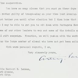 Letter: 1946 October 9