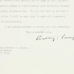 Letter: 1947 February 6