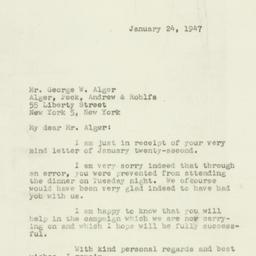 Letter: 1947 January 24