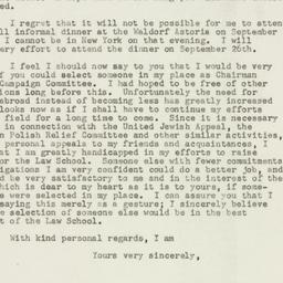 Letter: 1947 August 26
