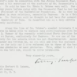 Letter: 1947 February 26