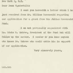 Letter: 1947 February 22