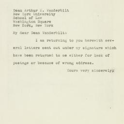 Letter: 1947 January 13
