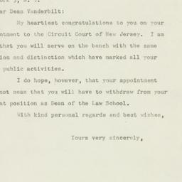 Letter: 1947 November 5