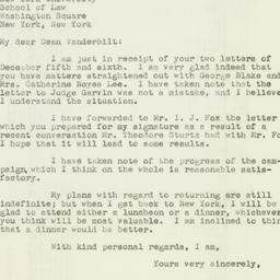 Letter: 1946 December 10
