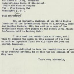 Letter: 1955 October 27