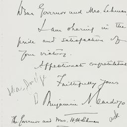 Letter: 1936 November 4