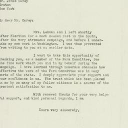 Letter: 1949 November 29