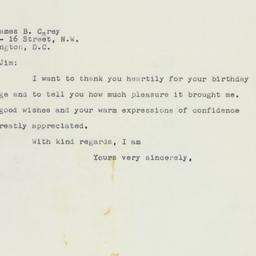 Letter: 1958 April 15