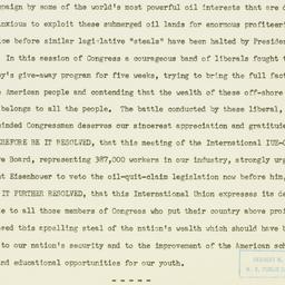 Administrative Record: 1953...