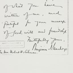 Letter: 1930 May 25