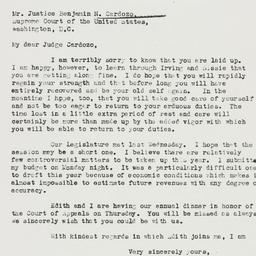 Letter: 1938 January 8