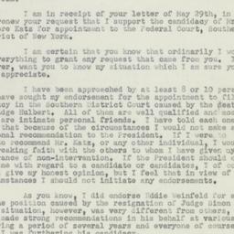 Letter: 1950 June 2