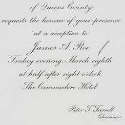 Invitation: n.d.