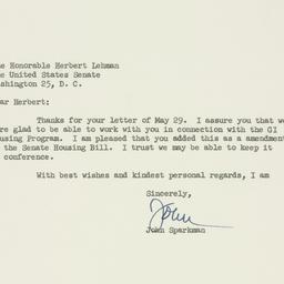 Letter: 1956 June 5