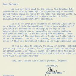 Letter: 1957 March 19