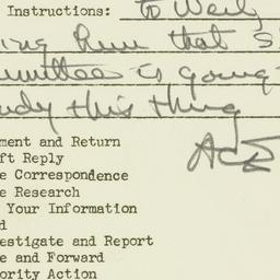 Administrative Record: 1951...