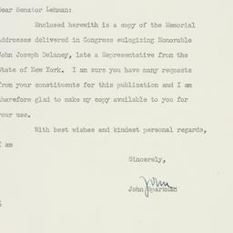 Letter: 1950 July 21