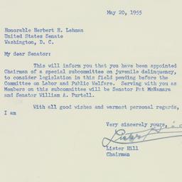 Telegram: 1955 May 20