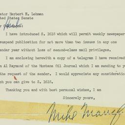 Telegram: 1955 April 8