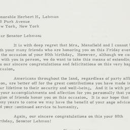 Letter: 1958 March 26