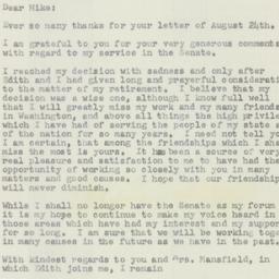 Letter: 1956 September 1