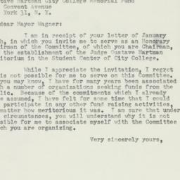 Letter: 1954 January 14