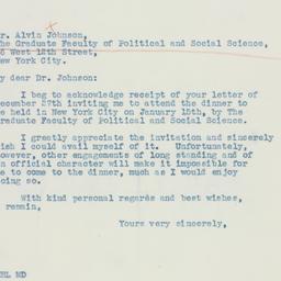 Letter: 1936 January 2