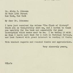Letter: 1946 April 13