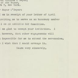 Letter: 1948 April 26