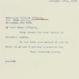 Letter: 1937 November 17