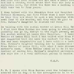 Memorandum: 1952 February 13