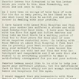Letter: 1952 February 13