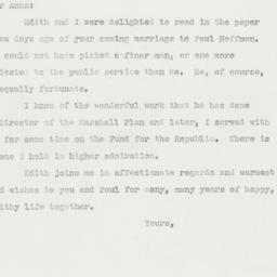 Letter: 1962 July 10