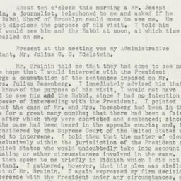 Memorandum: 1953 January 5