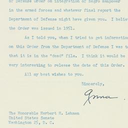 Letter: 1956 April 30