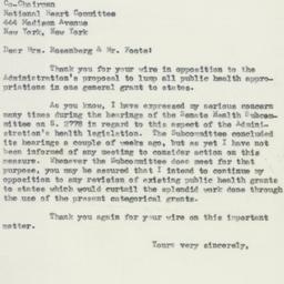 Letter: 1954 May 13