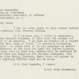 Letter: 1952 February 15