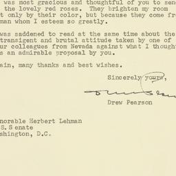 Letter: 1951 September 19