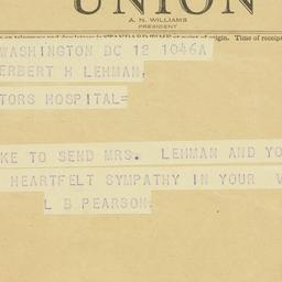 Telegram: 1944 April 12