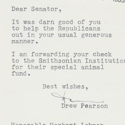 Letter: 1953 May 19
