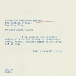 Letter: 1935 January 14