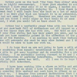 Telegram: 1937 May 29