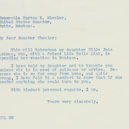 Letter: 1936 July 21