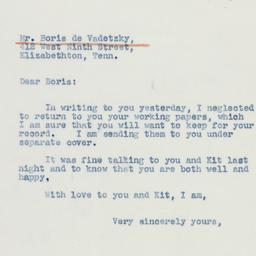 Letter: 1942 January 16