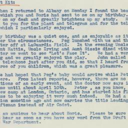 Letter: 1942 April 1
