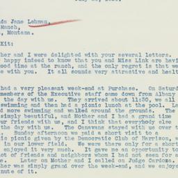 Letter: 1936 July 27