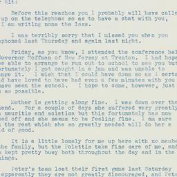 Letter: 1935 October 15